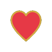 Solitaire heart card icon
